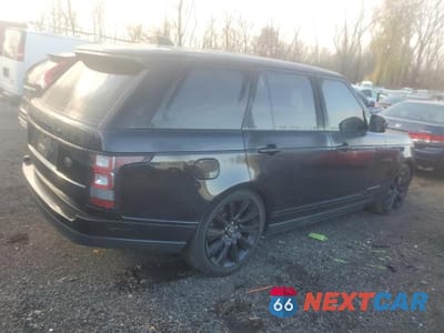 Trzecie zdjęcie samochodu z tyłu: 2017 LAND ROVER RANGE ROVER HSE VIN:SALGS2FV9HA348806 - miniatura