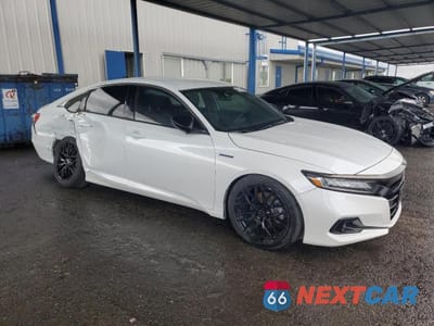 Czwarte zdjęcie samochodu z boku: 2022 HONDA ACCORD HYBRID SPORT VIN:1HGCV3F28NA041164 - miniatura