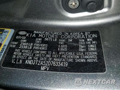 Zdjęcie 12 z 12 samochodu: 2013 KIA SOUL VIN:KNDJT2A52D7633419 - miniatura