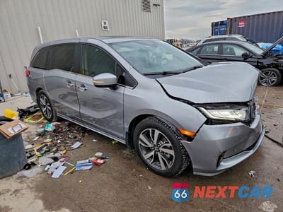 Czwarte zdjęcie samochodu z boku: 2023 HONDA ODYSSEY TOURING VIN:5FNRL6H86PB024097 - miniatura