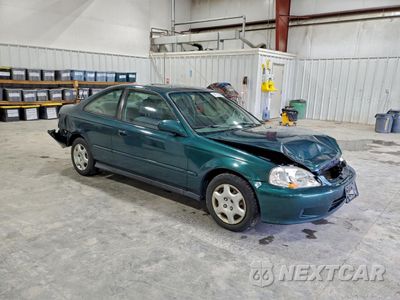 Czwarte zdjęcie samochodu z boku: 2000 HONDA CIVIC EX VIN:1HGEJ8245YL042869 - miniatura