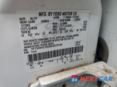 Zdjęcie 12 z 12 samochodu: 2008 FORD F350 SRW SUPER DUTY VIN:1FTWW31R38EB70729 - miniatura