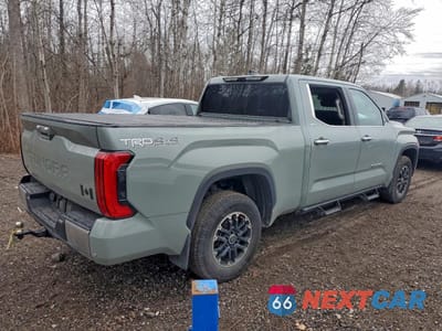 Trzecie zdjęcie samochodu z tyłu: 2023 TOYOTA TUNDRA CREWMAX LIMITED VIN:5TFJA5EC7PX017686 - miniatura