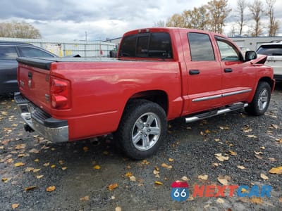 Trzecie zdjęcie samochodu z tyłu: 2008 DODGE DAKOTA QUAD LARAMIE VIN:1D7HW58N28S545122 - miniatura