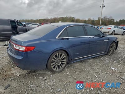 Trzecie zdjęcie samochodu z tyłu: 2017 LINCOLN CONTINENTAL SELECT VIN:1LN6L9SK1H5614330 - miniatura