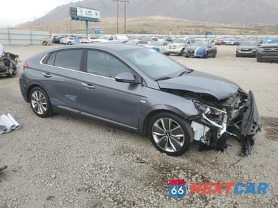 Czwarte zdjęcie samochodu z boku: 2019 HYUNDAI IONIQ LIMITED VIN:KMHC05LC8KU136187 - miniatura