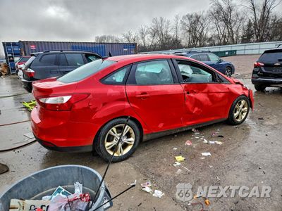Trzecie zdjęcie samochodu z tyłu: 2014 FORD FOCUS SE VIN:1FADP3F24EL334258 - miniatura