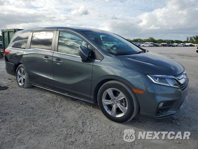 Czwarte zdjęcie samochodu z boku: 2020 HONDA ODYSSEY EXL VIN:5FNRL6H72LB027855 - miniatura