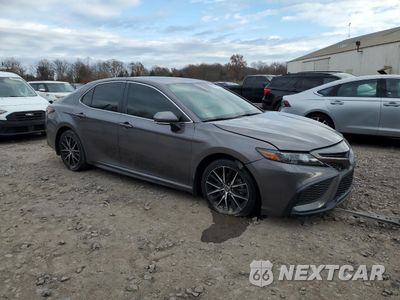 Czwarte zdjęcie samochodu z boku: 2022 TOYOTA CAMRY NIGHT SHADE VIN:4T1G31AK8NU583425 - miniatura