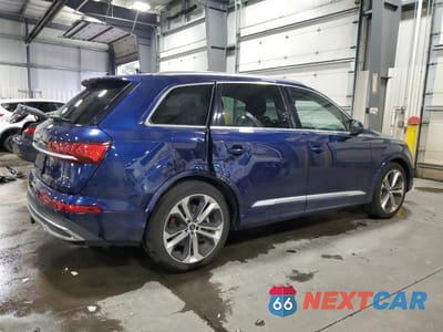 Trzecie zdjęcie samochodu z tyłu: 2021 AUDI Q7 PREMIUM PLUS VIN:WA1LXAF72MD036428 - miniatura