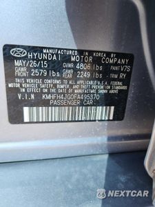 Zdjęcie 12 z 12 samochodu: 2015 HYUNDAI AZERA LIMITED VIN:KMHFH4JG0FA495370 - miniatura