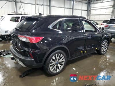 Trzecie zdjęcie samochodu z tyłu: 2020 FORD ESCAPE TITANIUM VIN:1FMCU9J98LUA56585 - miniatura