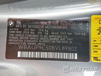 Zdjęcie 13 z 13 samochodu: 2011 BMW 128 I VIN:WBAUP9C50BVL89802 - miniatura