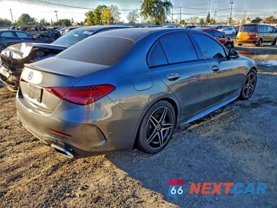 Trzecie zdjęcie samochodu z tyłu: 2024 MERCEDES-BENZ C 300 VIN:W1KAF4GB2RR198239 - miniatura