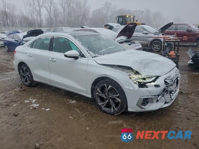 Czwarte zdjęcie samochodu z boku: 2022 AUDI A3 PREMIUM PLUS VIN:WAUHUDGY8NA055711 - miniatura