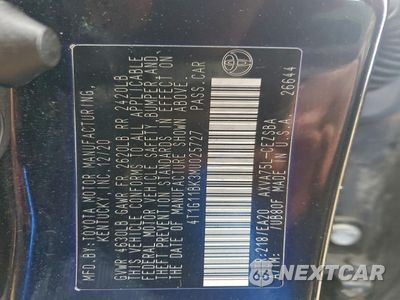 Zdjęcie 12 z 13 samochodu: 2021 TOYOTA CAMRY SE VIN:4T1G11BK3MU025727 - miniatura