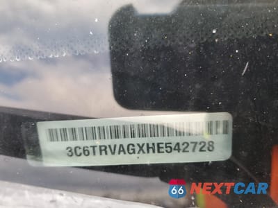 Zdjęcie 12 z 12 samochodu: 2017 RAM PROMASTER VAN 1500 VIN:3C6TRVAGXHE542728 - miniatura