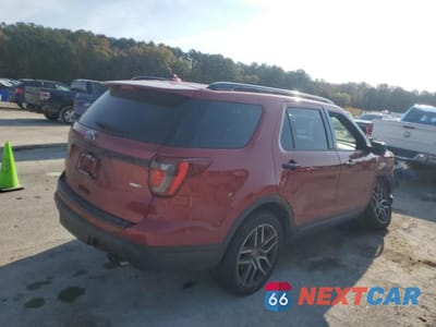 Trzecie zdjęcie samochodu z tyłu: 2018 FORD EXPLORER SPORT VIN:1FM5K8GT9JGA14515 - miniatura