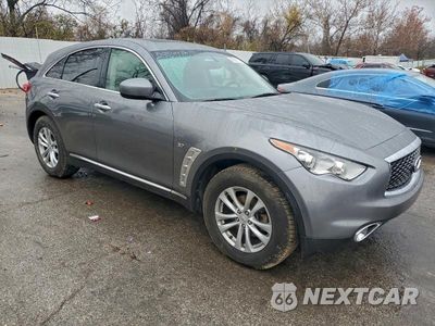 Czwarte zdjęcie samochodu z boku: 2017 INFINITI QX70 VIN:JN8CS1MW3HM411445 - miniatura