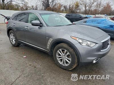 Czwarte zdjęcie samochodu z boku: 2017 INFINITI QX70 VIN:JN8CS1MW3HM411445 - miniatura