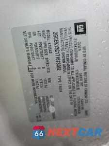Zdjęcie 12 z 12 samochodu: 2007 CHEVROLET SILVERADO K1500 CREW CAB VIN:2GCEK13C171673082 - miniatura