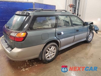 Trzecie zdjęcie samochodu z tyłu: 2000 SUBARU LEGACY OUTBACK AWP VIN:4S3BH6752Y7605100 - miniatura