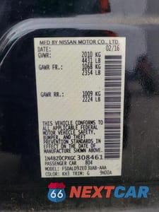 Zdjęcie 12 z 12 samochodu: 2016 NISSAN LEAF SV VIN:1N4BZ0CPXGC308461 - miniatura