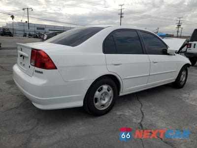 Trzecie zdjęcie samochodu z tyłu: 2004 HONDA CIVIC HYBRID VIN:JHMES96654S004411 - miniatura