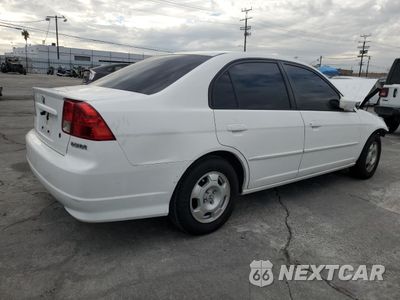 Trzecie zdjęcie samochodu z tyłu: 2004 HONDA CIVIC HYBRID VIN:JHMES96654S004411 - miniatura