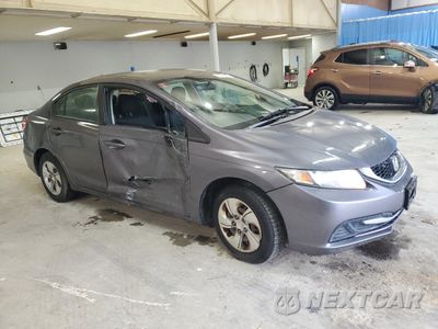 Czwarte zdjęcie samochodu z boku: 2014 HONDA CIVIC LX VIN:19XFB2F56EE076632 - miniatura