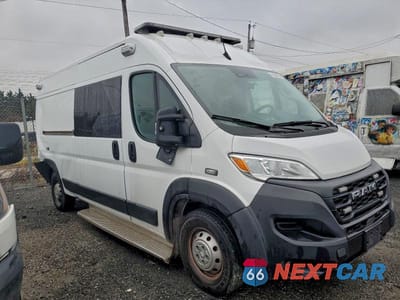 Czwarte zdjęcie samochodu z boku: 2023 RAM PROMASTER 2500 AMBULANCE VIN:3C6LRVDG0PE572296 - miniatura