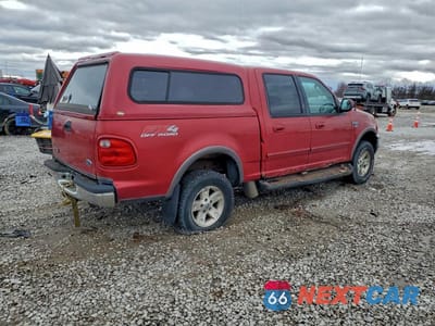 Trzecie zdjęcie samochodu z tyłu: 2002 FORD F150 SUPERCREW VIN:1FTRW08L92KD90494 - miniatura