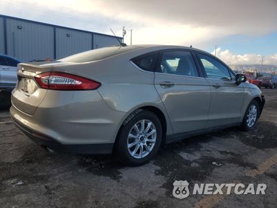 Trzecie zdjęcie samochodu z tyłu: 2015 FORD FUSION S VIN:3FA6P0G76FR182844 - miniatura