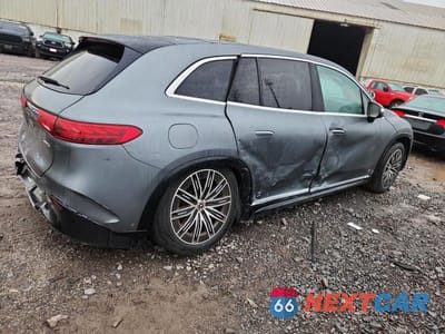 Trzecie zdjęcie samochodu z tyłu: 2023 MERCEDES-BENZ EQS SUV 450 4MATIC VIN:4JGDM2EB4PA002037 - miniatura