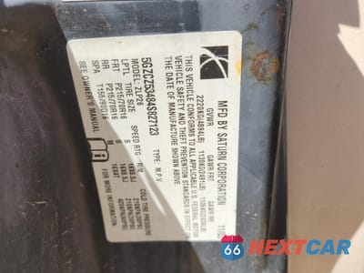 Zdjęcie 12 z 13 samochodu: 2004 SATURN VUE VIN:5GZCZ53484S827123 - miniatura