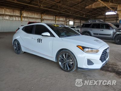 Czwarte zdjęcie samochodu z boku: 2020 HYUNDAI VELOSTER BASE VIN:KMHTG6AF3LU028737 - miniatura