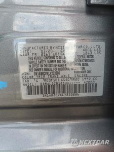 Zdjęcie 12 z 14 samochodu: 2020 NISSAN SENTRA SV VIN:3N1AB8CVXLY233286 - miniatura