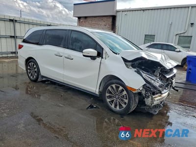 Czwarte zdjęcie samochodu z boku: 2022 HONDA ODYSSEY EXL VIN:5FNRL6H74NB036205 - miniatura