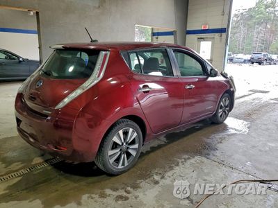 Trzecie zdjęcie samochodu z tyłu: 2016 NISSAN LEAF SV VIN:1N4BZ0CP9GC309035 - miniatura