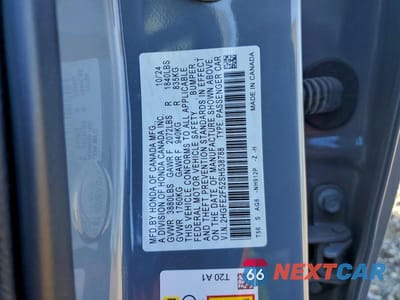 Zdjęcie 13 z 13 samochodu: 2025 HONDA CIVIC SPORT VIN:2HGFE2F52SH538788 - miniatura