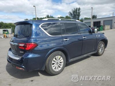Trzecie zdjęcie samochodu z tyłu: 2021 INFINITI QX80 LUXE VIN:JN8AZ2AEXM9273128 - miniatura