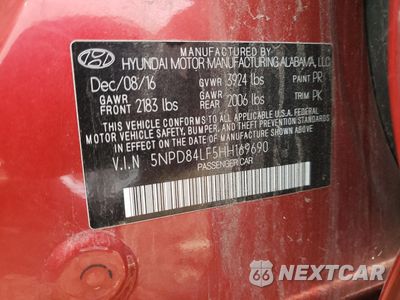 Zdjęcie 13 z 14 samochodu: 2017 HYUNDAI ELANTRA SE VIN:5NPD84LF5HH169690 - miniatura