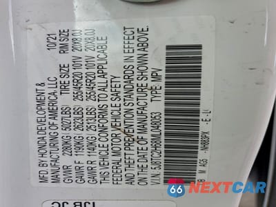 Zdjęcie 14 z 14 samochodu: 2021 ACURA RDX A-SPEC VIN:5J8TC2H68ML048053 - miniatura