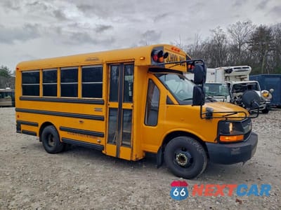 2014 CHEVROLET EXPRESS SCHOOL BUS 1GB3G2BG6E1140087 - główne zdjęcie licytacji z USA - miniatura