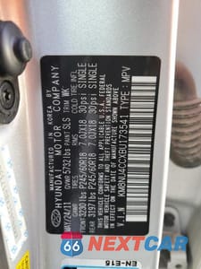Zdjęcie 13 z 13 samochodu: 2011 HYUNDAI VERACRUZ LIMITED VIN:KM8NU4CCXBU173541 - miniatura