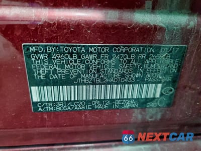 Zdjęcie 12 z 13 samochodu: 2017 LEXUS GS 350 BASE VIN:JTHBZ1BL2HA010433 - miniatura