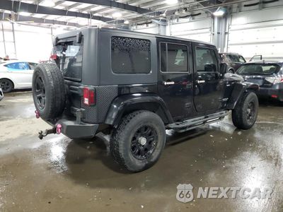 Trzecie zdjęcie samochodu z tyłu: 2008 JEEP WRANGLER UNLIMITED SAHARA VIN:1J4GA59158L641864 - miniatura