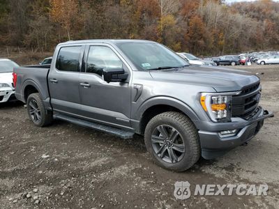 Czwarte zdjęcie samochodu z boku: 2022 FORD F150 SUPERCREW VIN:1FTFW1ED4NFA38684 - miniatura