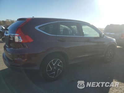 Trzecie zdjęcie samochodu z tyłu: 2016 HONDA CR-V SE VIN:5J6RM4H48GL097655 - miniatura