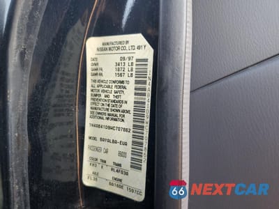 Zdjęcie 13 z 13 samochodu: 1998 NISSAN SENTRA E VIN:1N4AB41D9WC707862 - miniatura